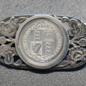 Reversible Coin Brooch